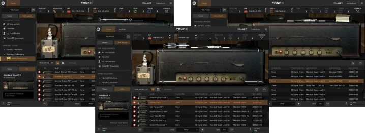 IK Multimedia Tonex Brown Sound Collections Bundle interface
