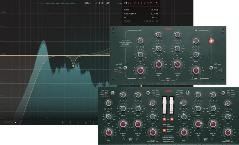 Softube Equalizers & Core Vintage Equalizers Bundle interface