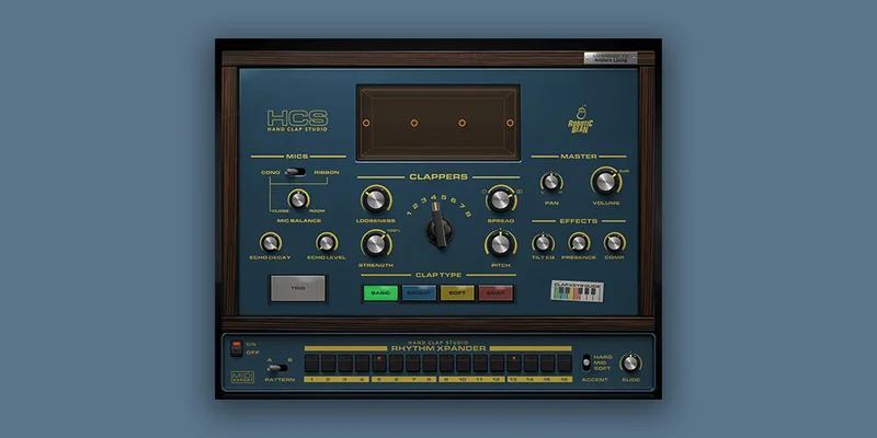 Robotic Bean Hand Clap Studio interface