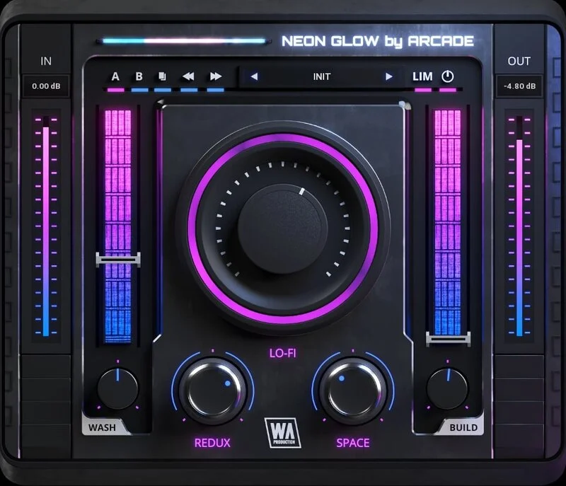 W. A. Production Neon Glow by Arcade interface