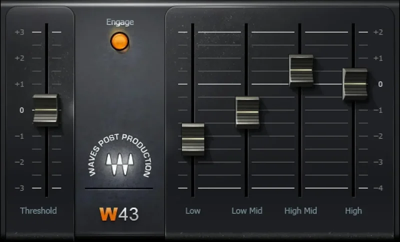 Waves W43 Noise Reduction interface