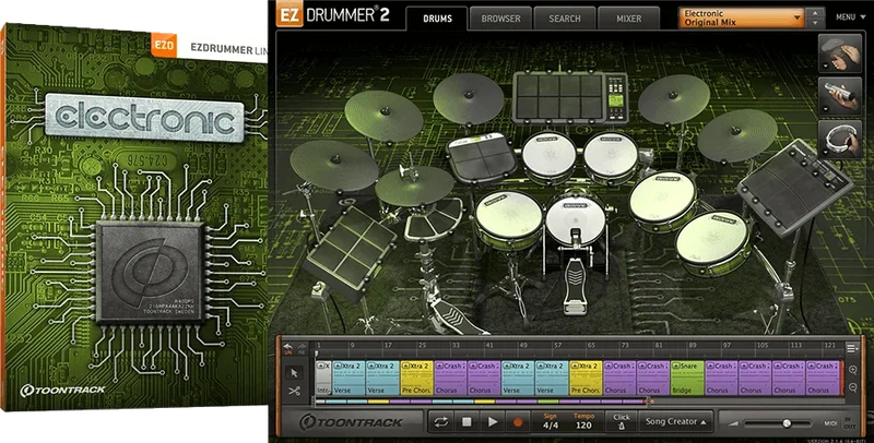 Toontrack EZX Electronic interface
