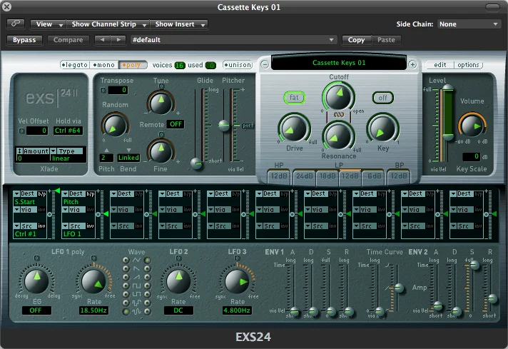 THEPHONOLOOP Cassette Keys.01 for Logic interface