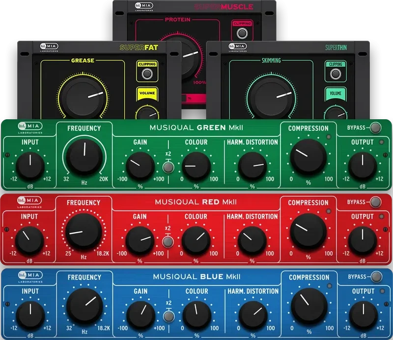 MIA Laboratories Musiqual Super Bundle interface