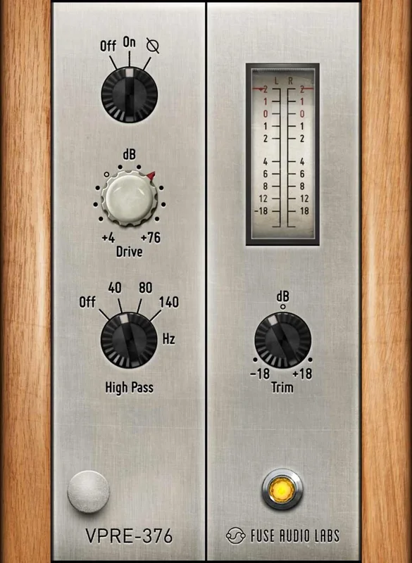 Fuse Audio Labs VPRE-376 Vintage Preamp interface