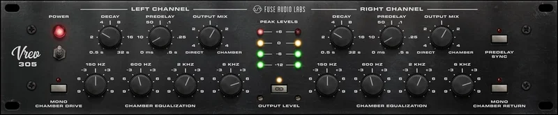 Fuse Audio Labs VREV-305 Vintage Spring Reverb interface
