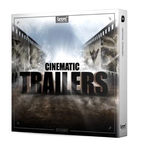 BOOM Library Cinematic Trailers - Designed interface