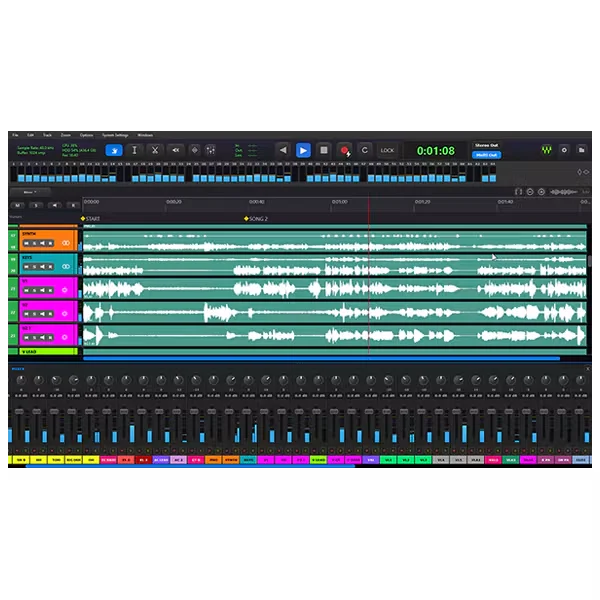 Waves Tracks Live interface