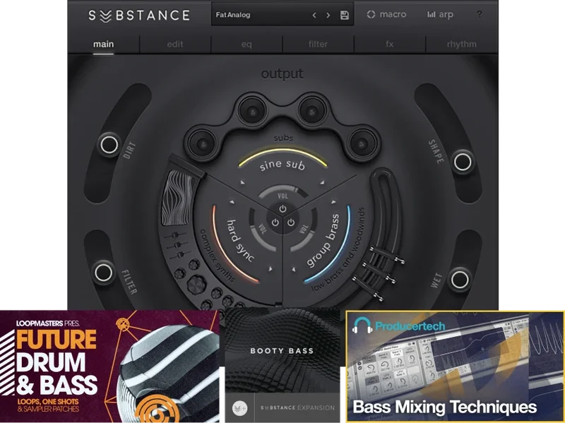 Exclusive Bundles+ Output SUBSTANCE+ Bundle interface