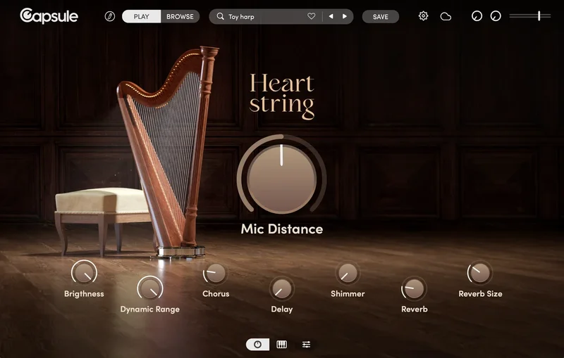 Capsule Audio Heart String interface