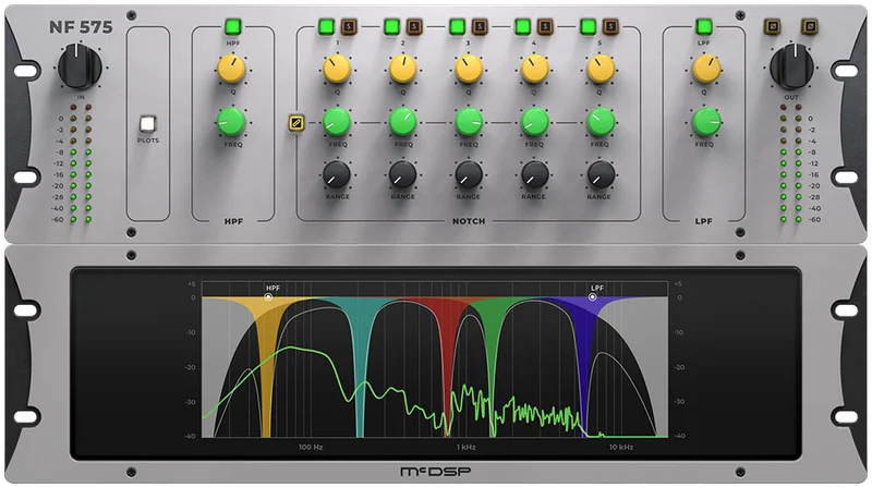 McDSP NF575 Noise Filter Native v7 interface