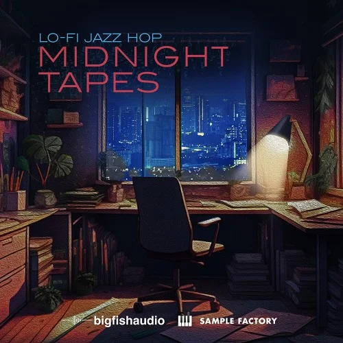 Big Fish Audio Midnight Tapes: Lo-Fi Jazz Hop interface