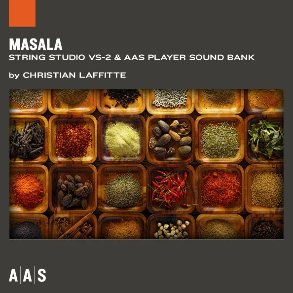 AAS Masala Sound Bank for String Studio interface