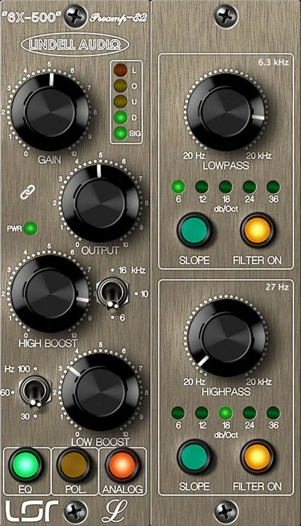 Lindell Audio 6X-500 interface