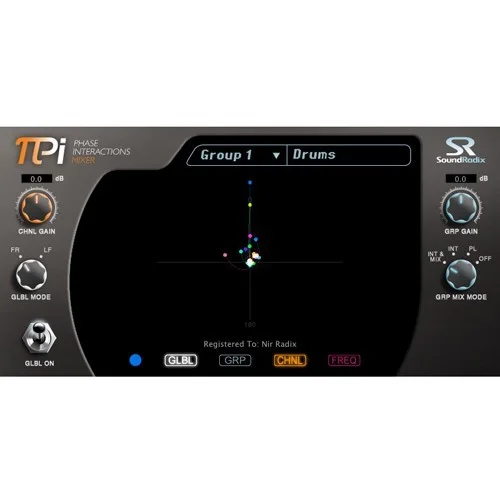 SoundRadix PI Phase Interactions Mixer interface
