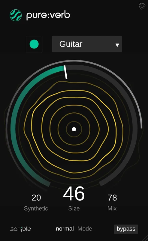 sonible pure:verb + 1 FREE sonible Product interface
