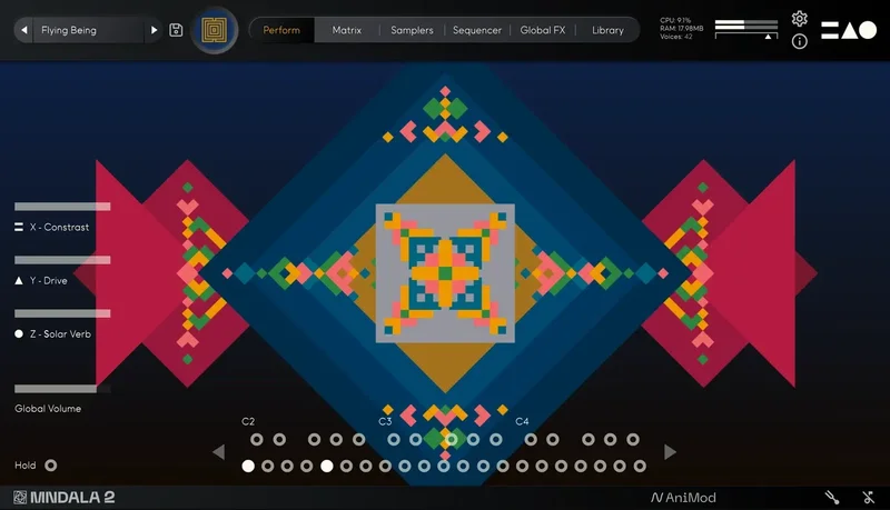 MNTRA Oro interface