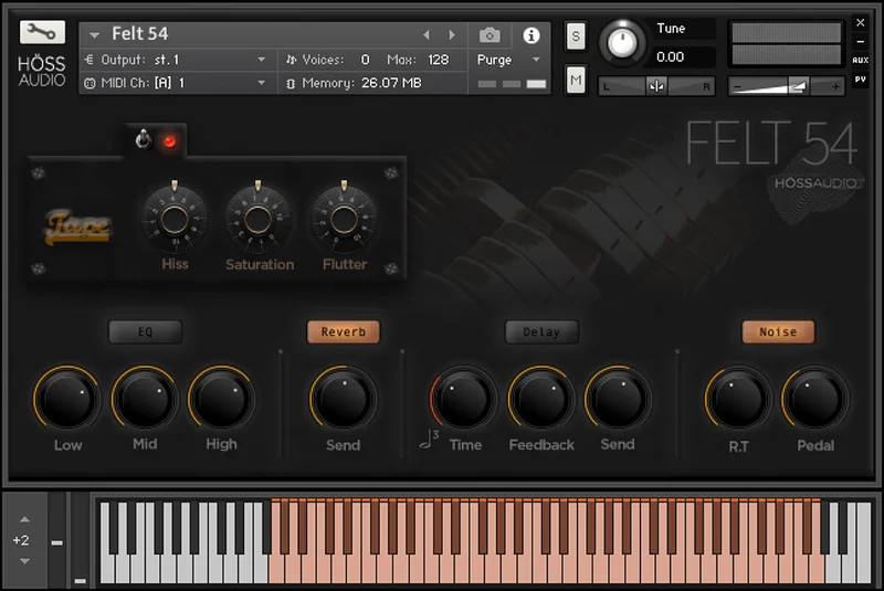 Loot Audio Felt 54 interface