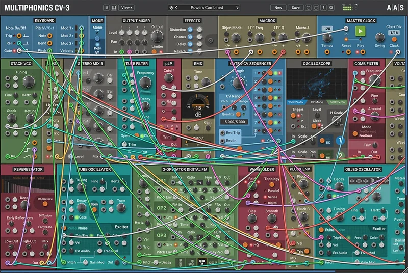 AAS Multiphonics CV-3 interface