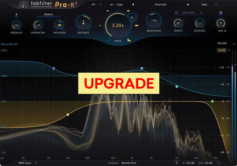 FabFilter Pro-R 2 - Upgrade from Pro-R interface