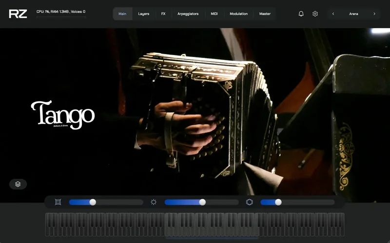 ZAK Sound Tango interface