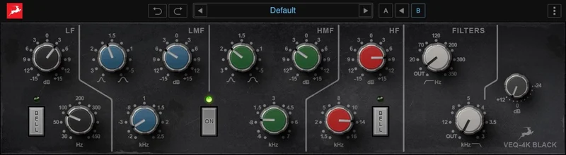 Antelope Audio VEQ-4K BLACK interface