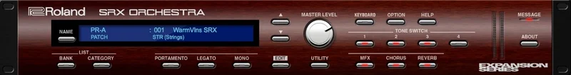 Roland SRX ORCHESTRA interface