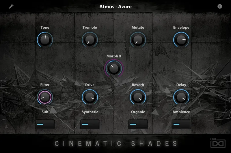 UVI Cinematic Shades Expansion for Falcon interface