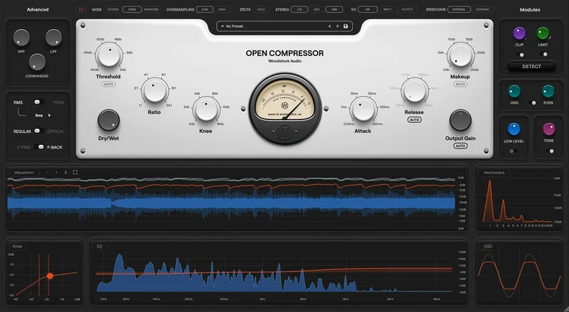 Woodstock Audio Open Compressor interface