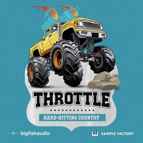 Big Fish Audio Throttle: Hard Hitting Country interface
