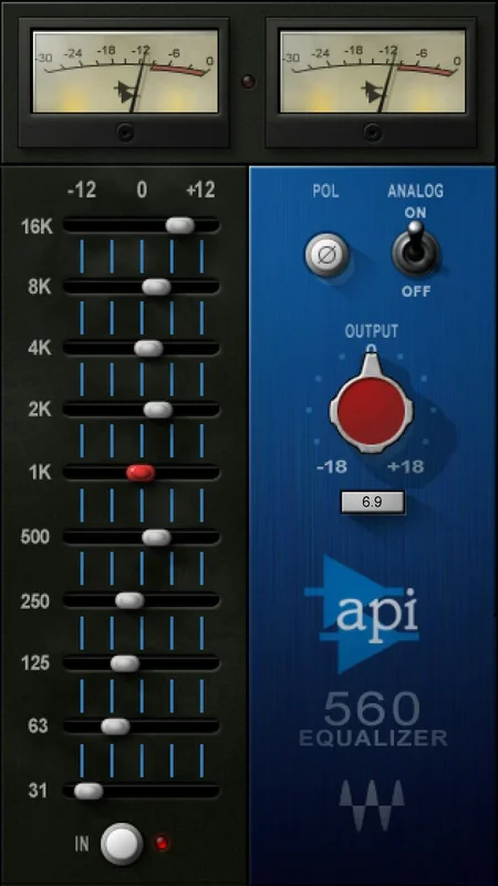 Waves API 560 interface