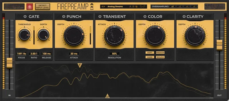 United Plugins FirePreamp interface