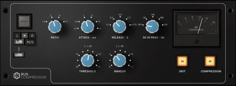 IK Multimedia T-RackS Bus Compressor interface