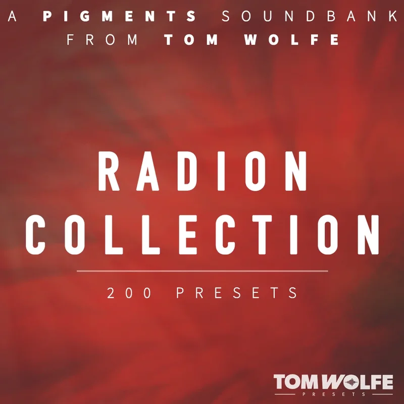 Tom Wolfe Radion Collection for Pigments interface