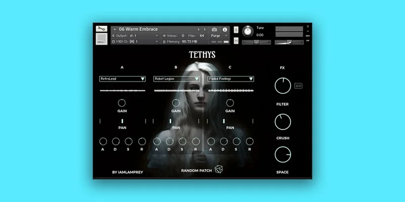 Iamlamprey Tethys - Expressive Synth Keys interface
