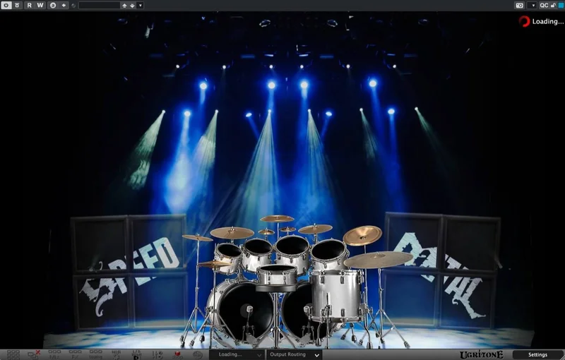 Ugritone Speed Metal Drums interface