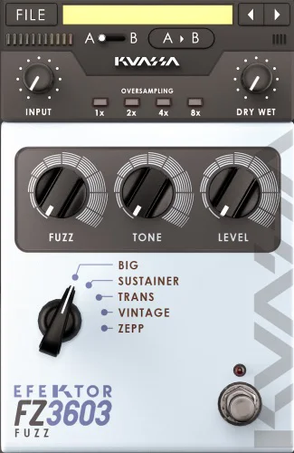 Kuassa EFEKTOR FZ3603 Fuzz interface