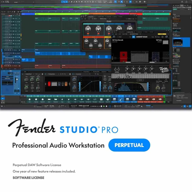 Fender Studio Fender Studio Pro Perpetual interface