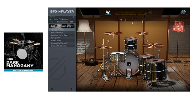 BFD BFD Player + Dark Mahogany Expansion interface