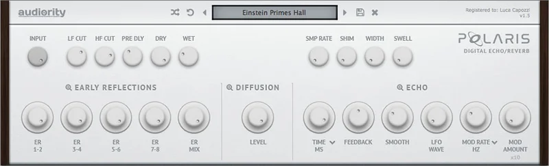 Audiority Polaris interface