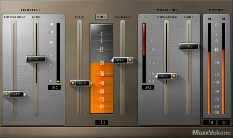 Waves MaxxVolume interface