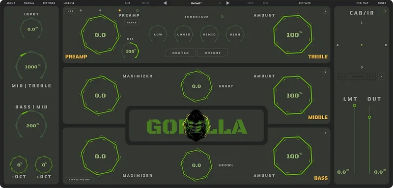 Aurora DSP Gorilla interface