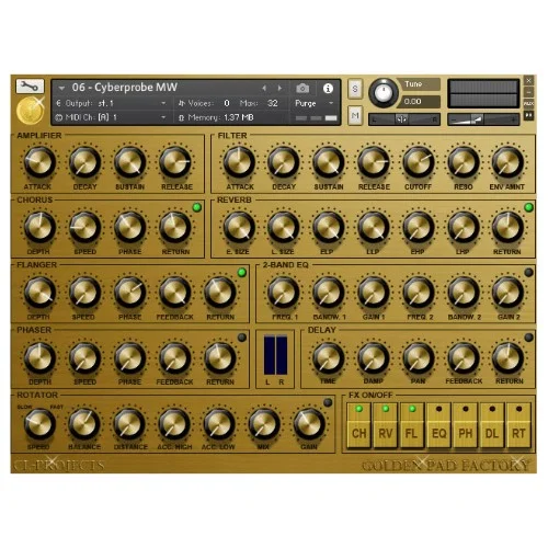 CL-Projects Golden Pad Factory interface