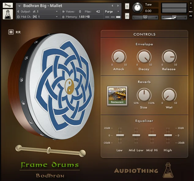 AudioThing Frame Drums interface