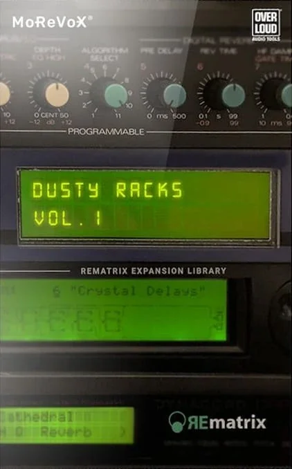 Overloud REmatrix: Dusty Racks Vol. 1 interface
