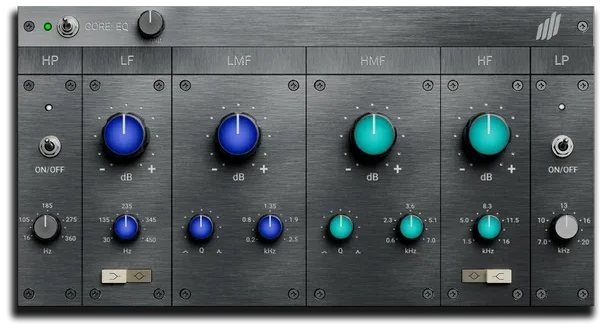 Kit Plugins Core EQ Plug-in interface