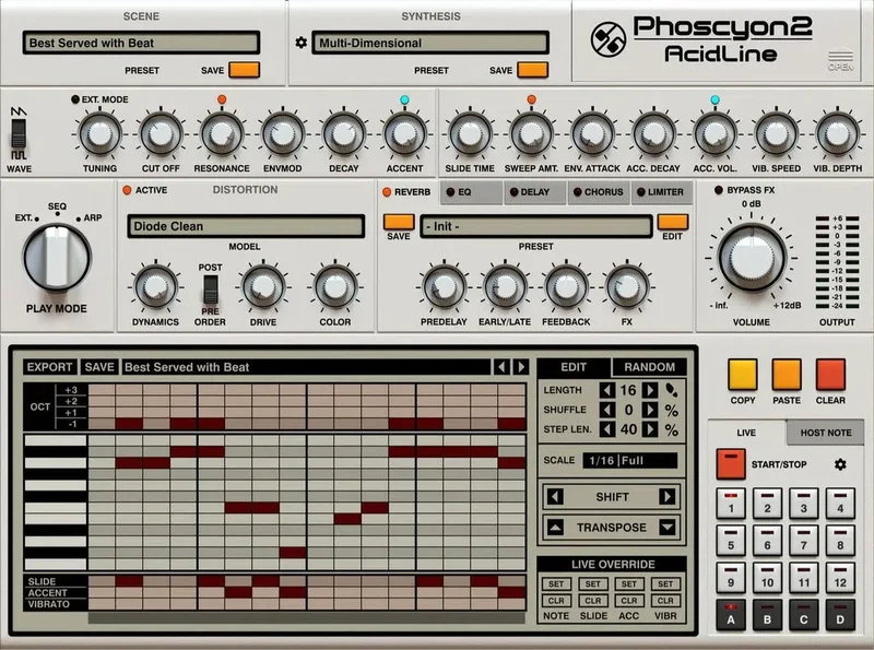 D16 Group Phoscyon interface