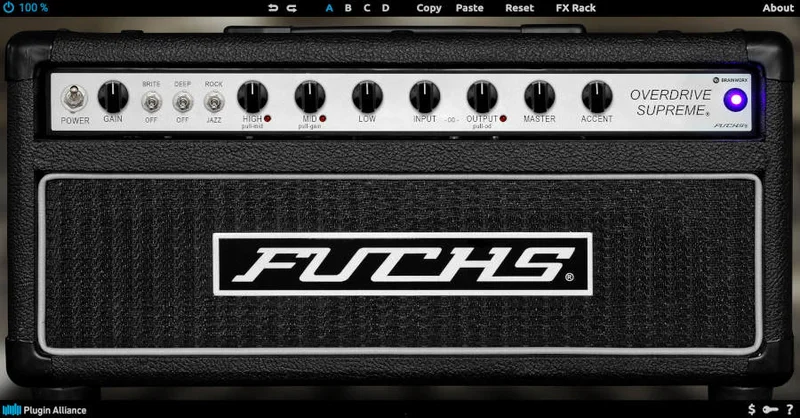 Fuchs Overdrive Supreme 50 interface