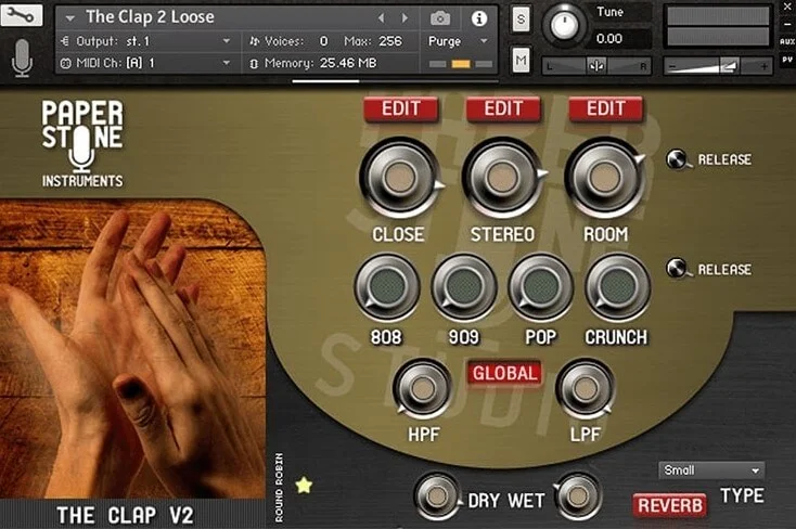 Loot Audio The Clap V2 interface