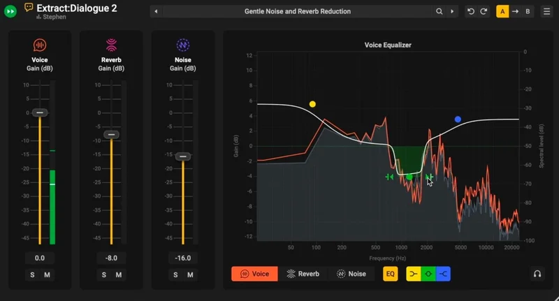 Acon Digital Extract:Dialogue 2 Upgrade interface